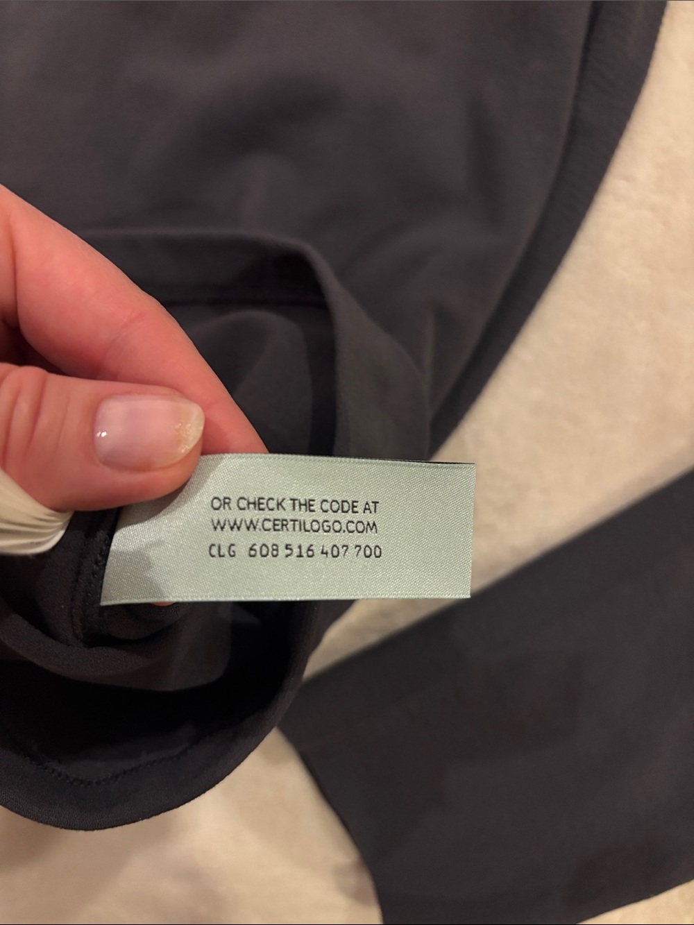 Off-White active dark grey Half-Zip Performance Top size L large - Picture 7 of 9